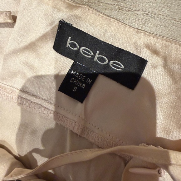 Bebe Black and Cream Sequin Camisole women’s size small - Picture 3 of 4